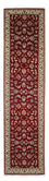 Alfombra de pasillo Alfombra Persa - Tabriz - Real - 312 x 77 cm - rojo oscuro