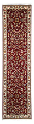 Alfombra de pasillo Alfombra Persa - Tabriz - Real - 322 x 85 cm - rojo oscuro