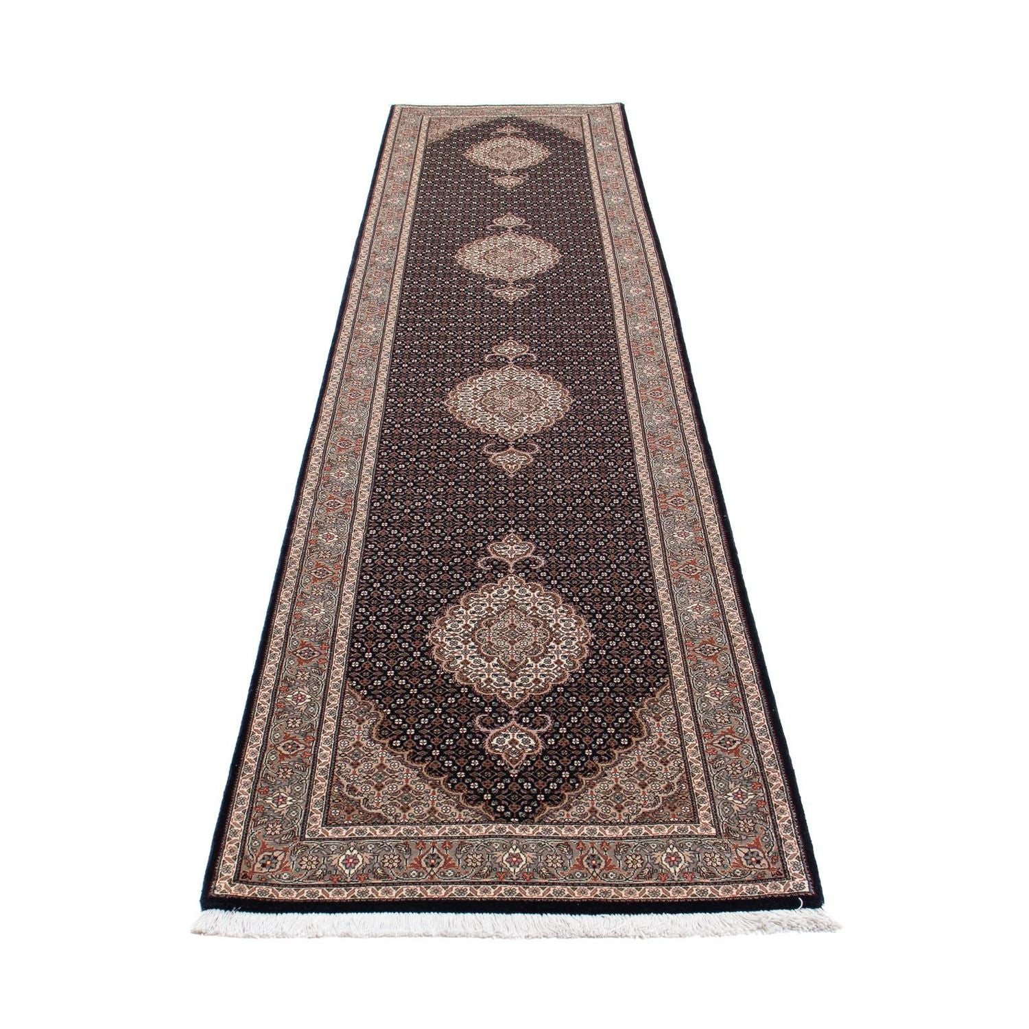 Alfombra de pasillo Alfombra persa - Tabriz - 387 x 82 cm - multicolor