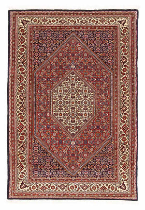 Alfombra persa - Bidjar - 168 x 108 cm - azul oscuro
