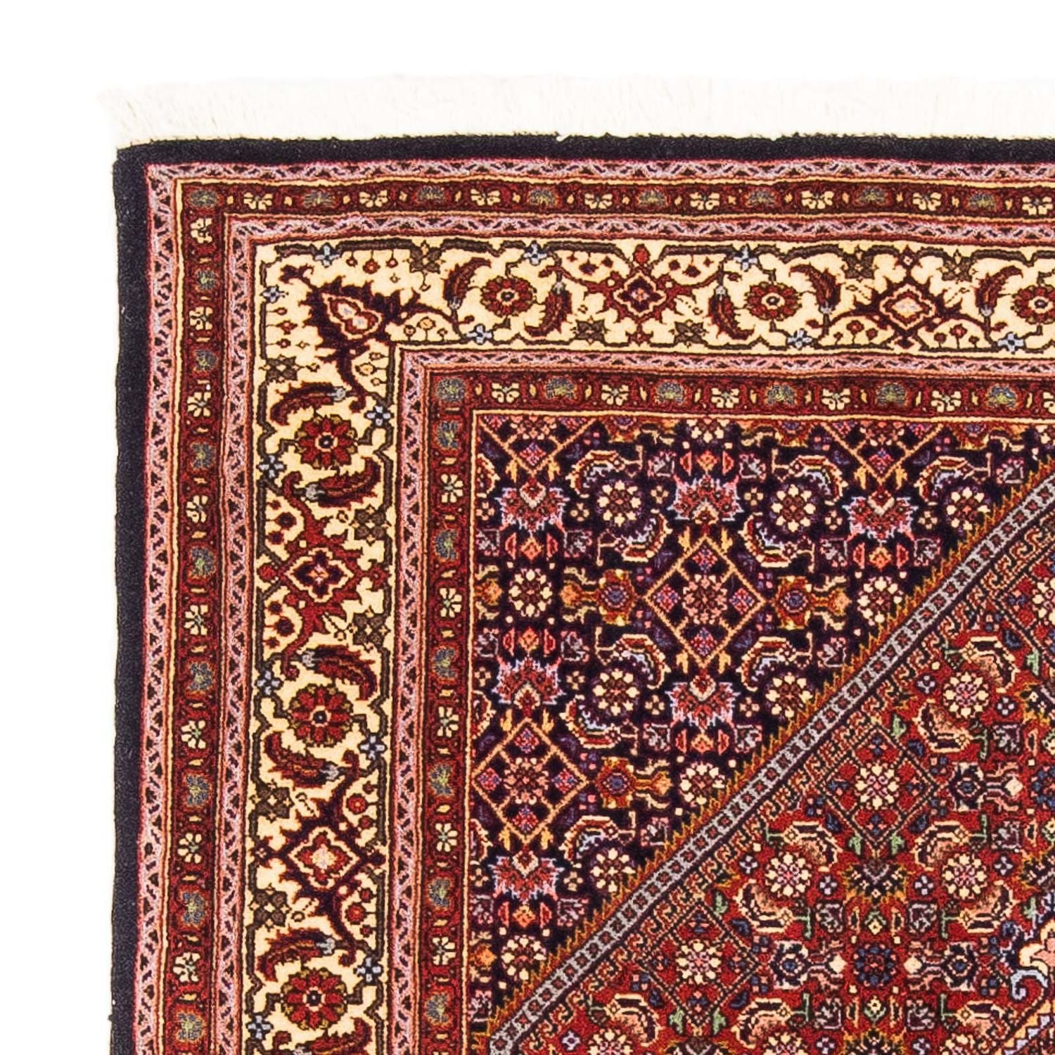 Alfombra persa - Bidjar - 168 x 108 cm - azul oscuro