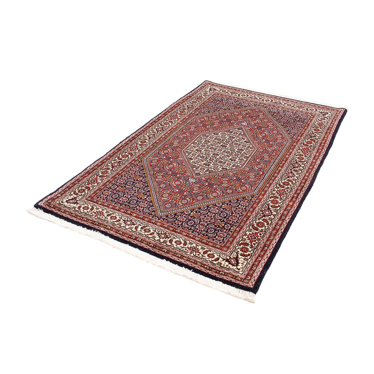 Alfombra persa - Bidjar - 168 x 108 cm - azul oscuro