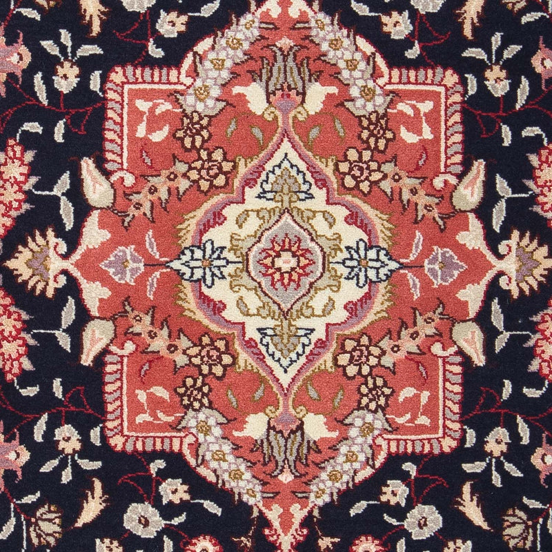 Alfombra Persa - Tabriz - Real - 92 x 61 cm - azul oscuro