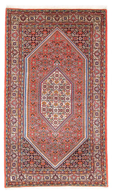 Alfombra de pasillo Alfombra persa - Bidjar - 182 x 106 cm - rojo