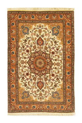 Alfombra Persa - Tabriz - Real - 158 x 102 cm - beige