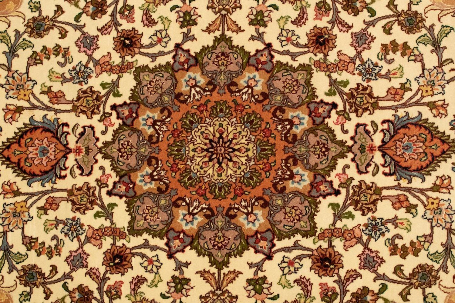 Alfombra Persa - Tabriz - Real - 158 x 102 cm - beige