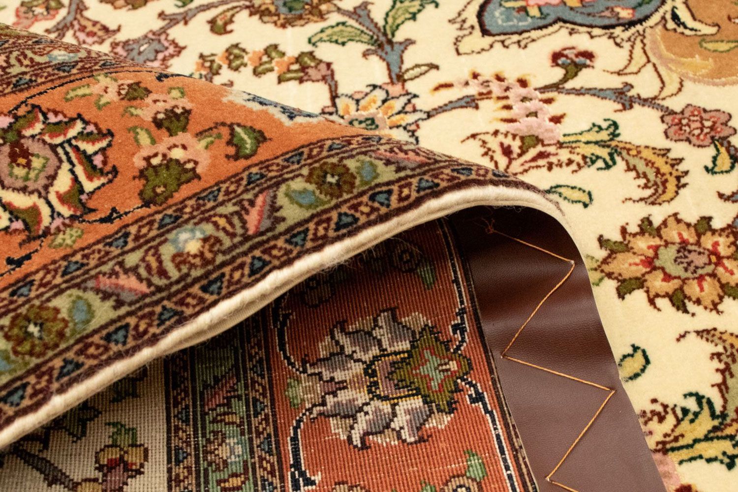 Alfombra Persa - Tabriz - Real - 158 x 102 cm - beige