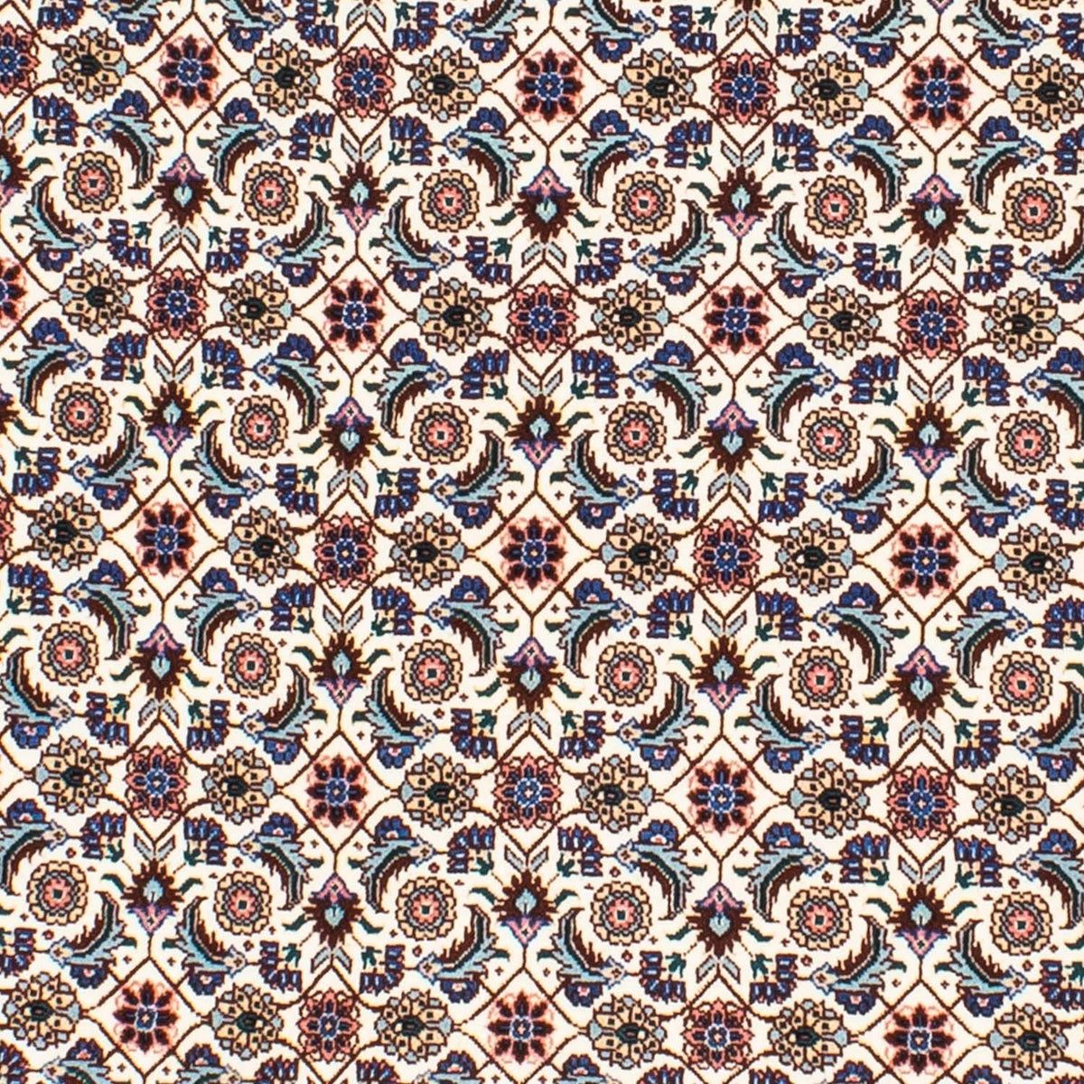 Alfombra Persa - Tabriz - Real redondo  - 150 x 150 cm - beige