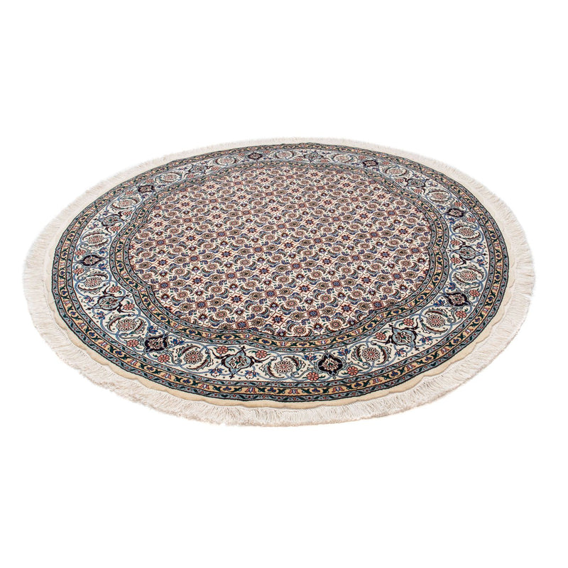 Alfombra Persa - Tabriz - Real redondo  - 150 x 150 cm - beige