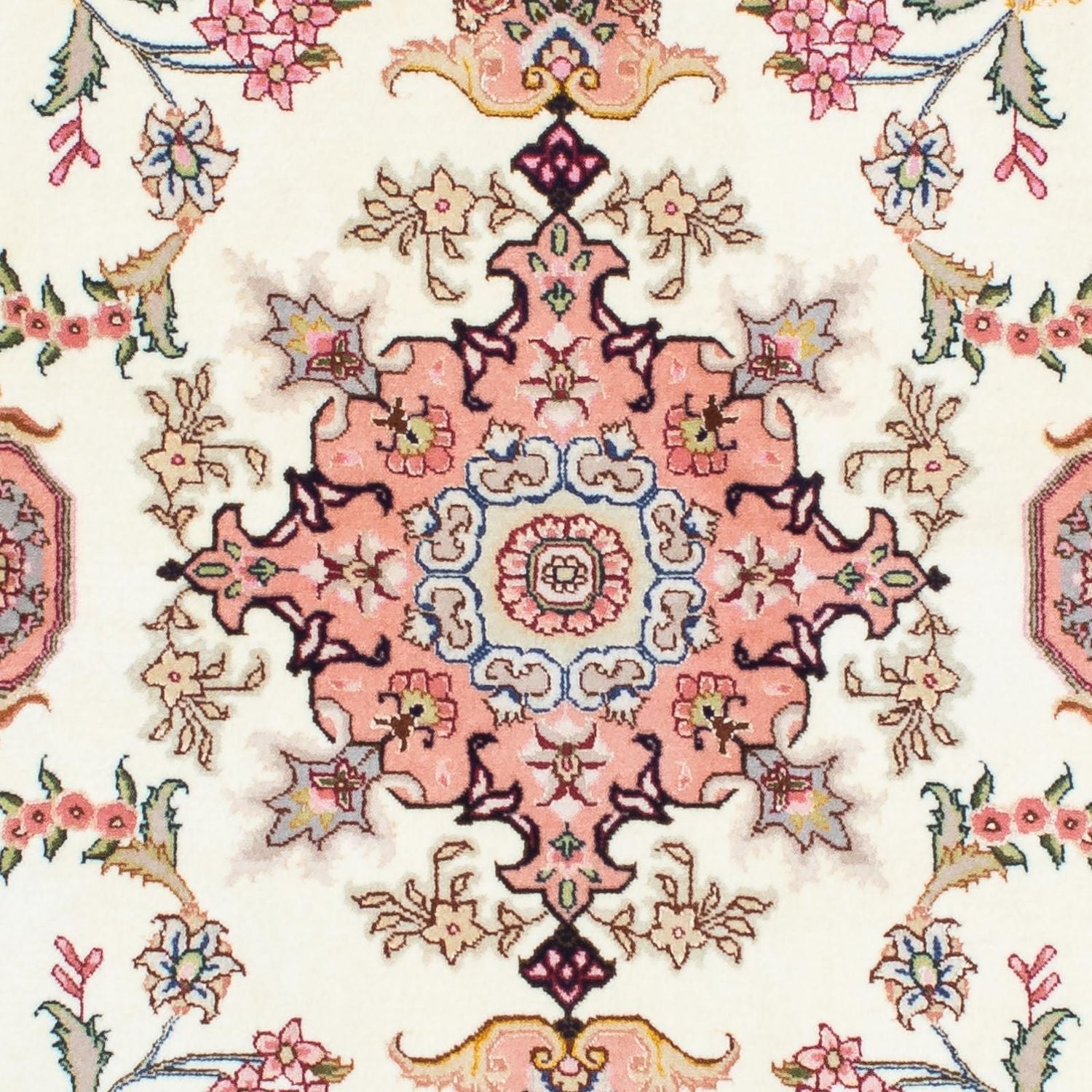 Alfombra de pasillo Alfombra Persa - Tabriz - Real - 212 x 82 cm - beige