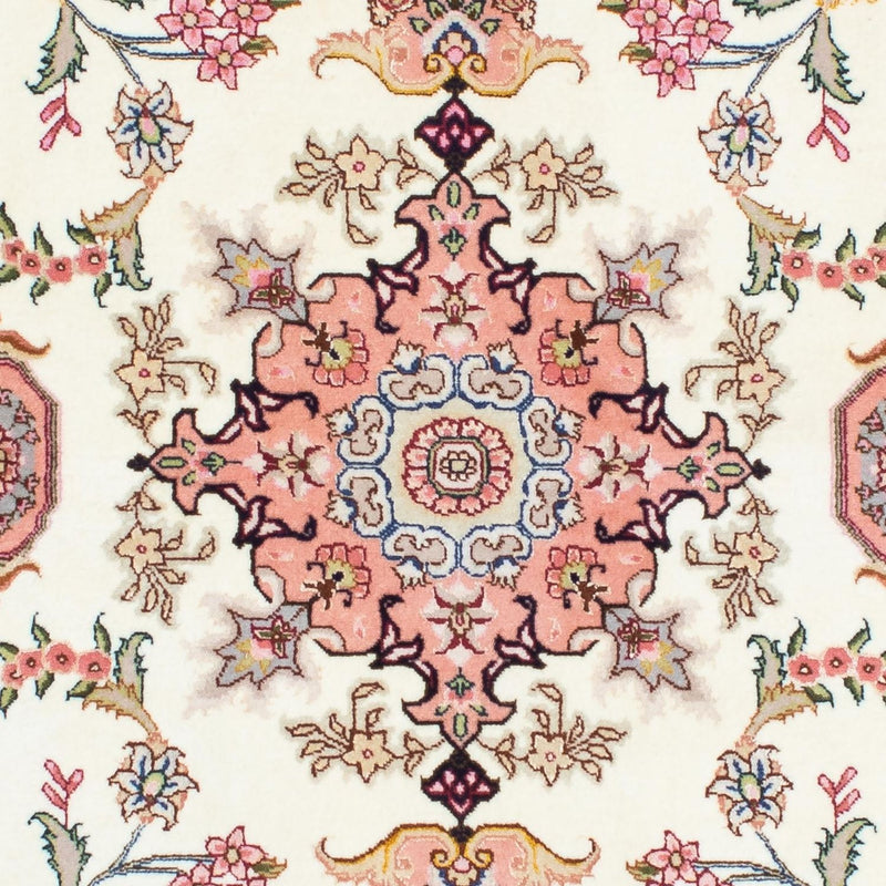 Alfombra de pasillo Alfombra Persa - Tabriz - Real - 212 x 82 cm - beige