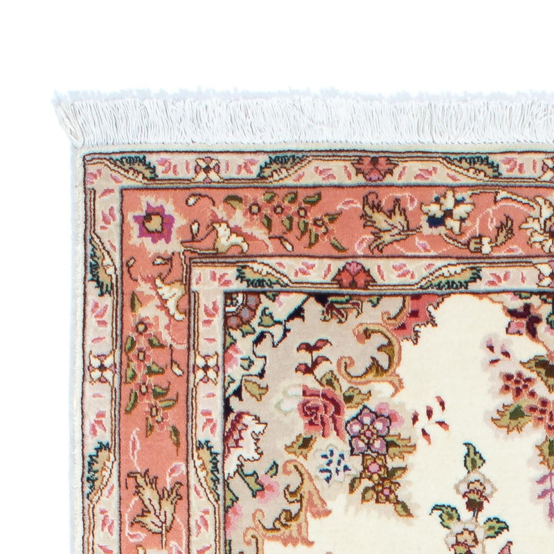 Alfombra de pasillo Alfombra Persa - Tabriz - Real - 212 x 82 cm - beige