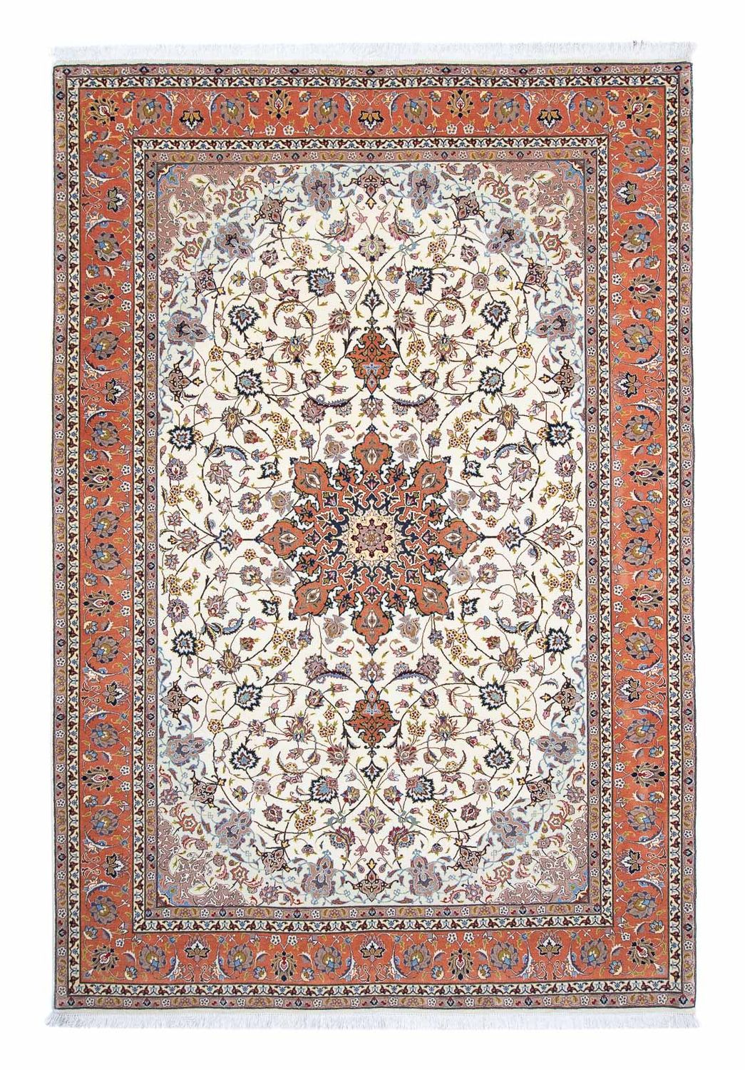 Alfombra Persa - Tabriz - Real - 298 x 200 cm - beige