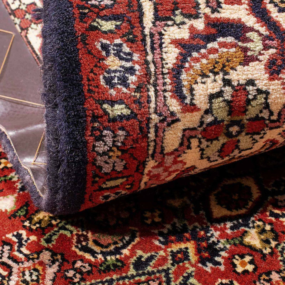 Alfombra persa - Bidjar - 184 x 108 cm - óxido