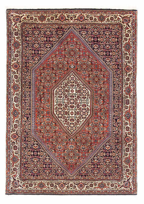 Alfombra persa - Bidjar - 152 x 105 cm - rojo