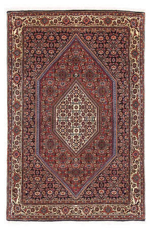 Alfombra persa - Bidjar - 153 x 105 cm - azul oscuro