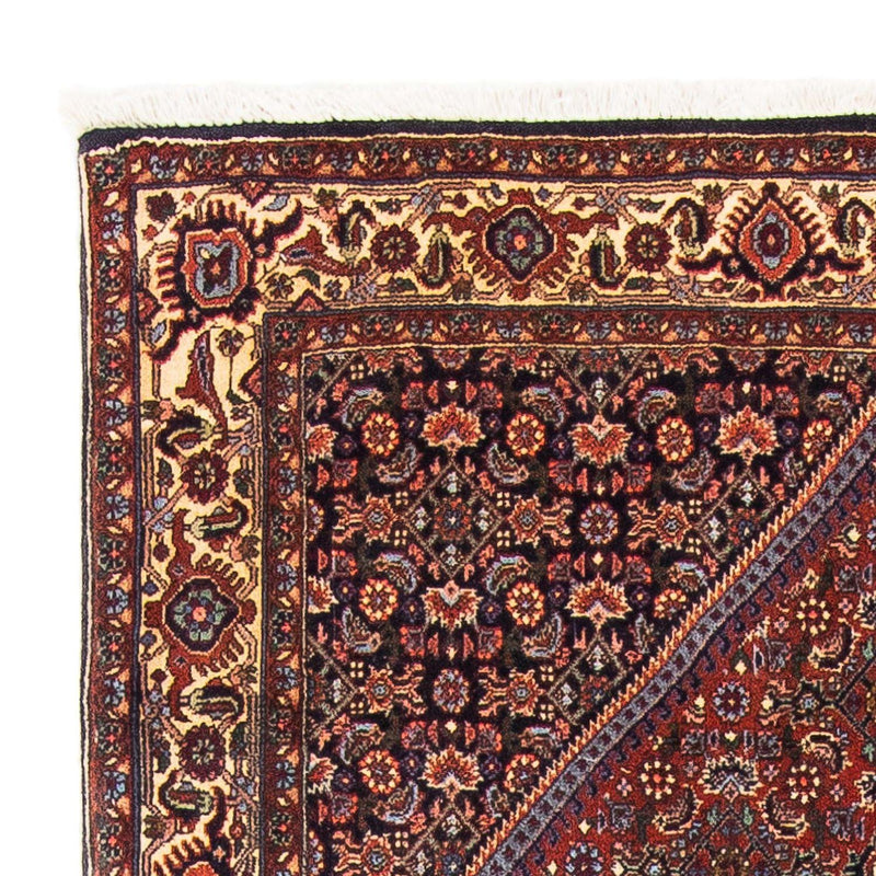 Alfombra persa - Bidjar - 153 x 105 cm - azul oscuro