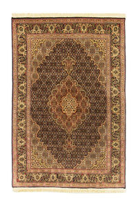 Alfombra Persa - Tabriz - Real - 150 x 100 cm - negro