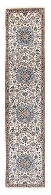 Alfombra de pasillo Alfombra persa - Nain - 376 x 75 cm - beige