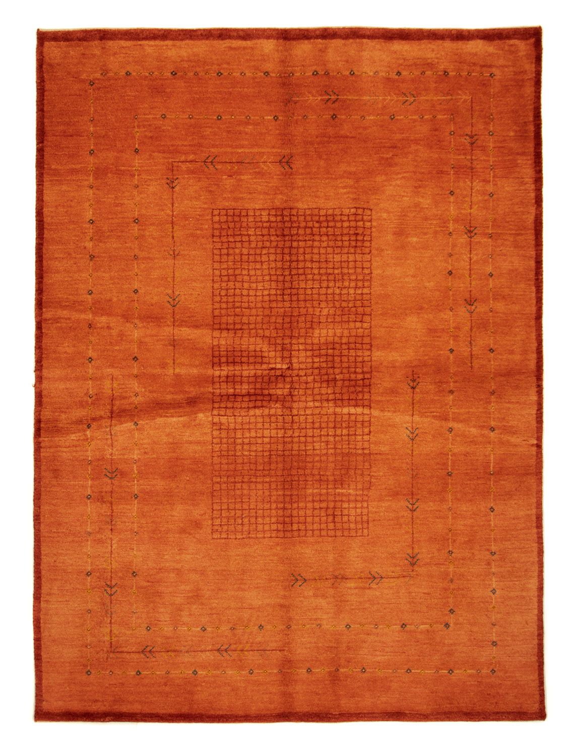 Alfombra Gabbeh - Persa - 230 x 168 cm - rojo