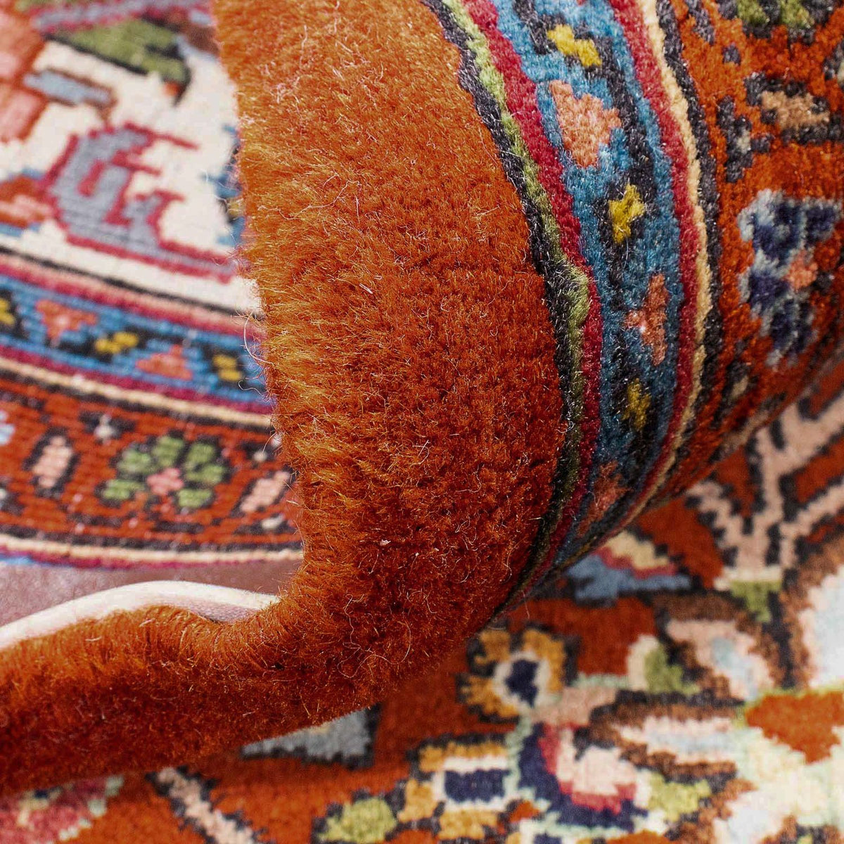 Alfombra persa - Bidjar - 152 x 110 cm - rojo