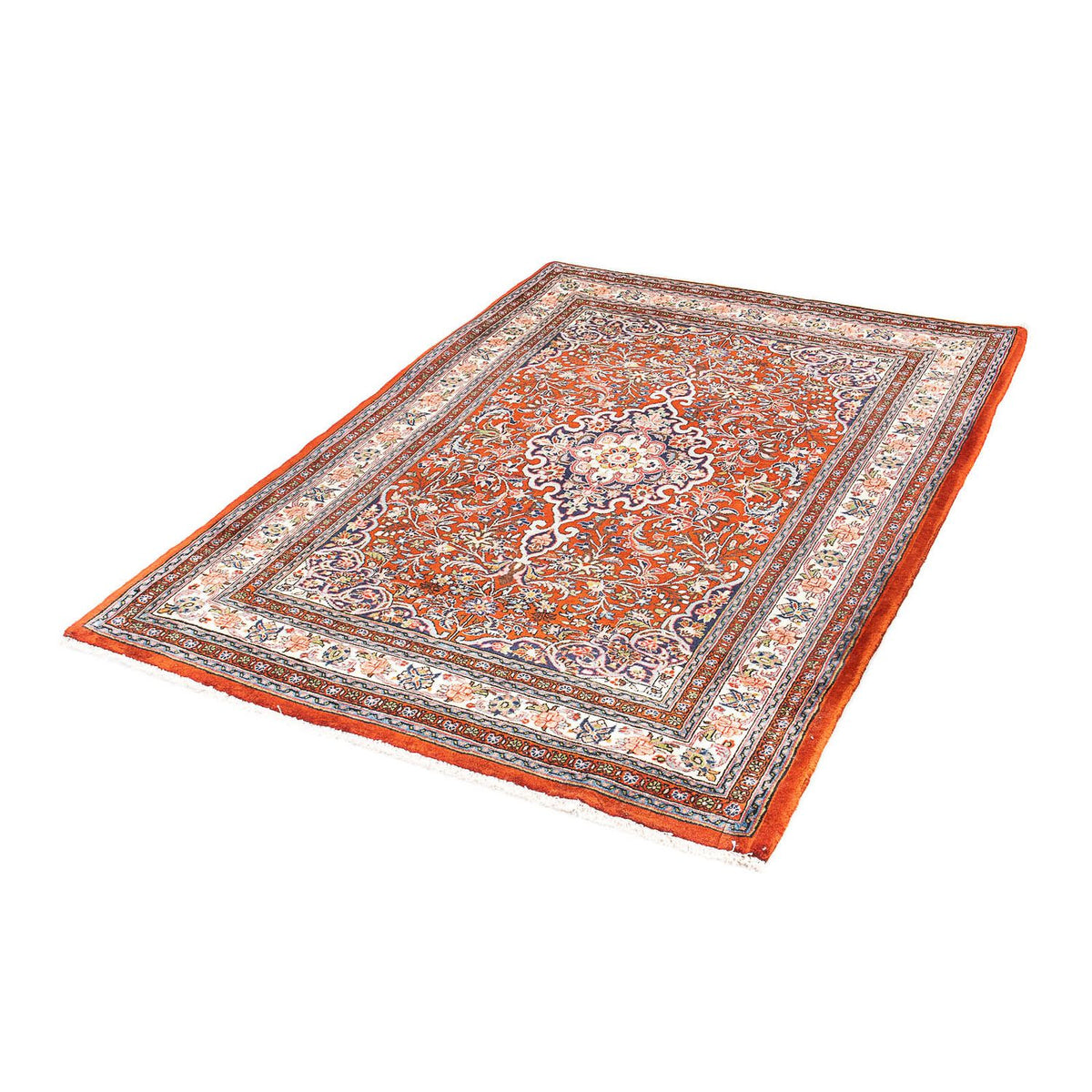 Alfombra persa - Bidjar - 152 x 110 cm - rojo