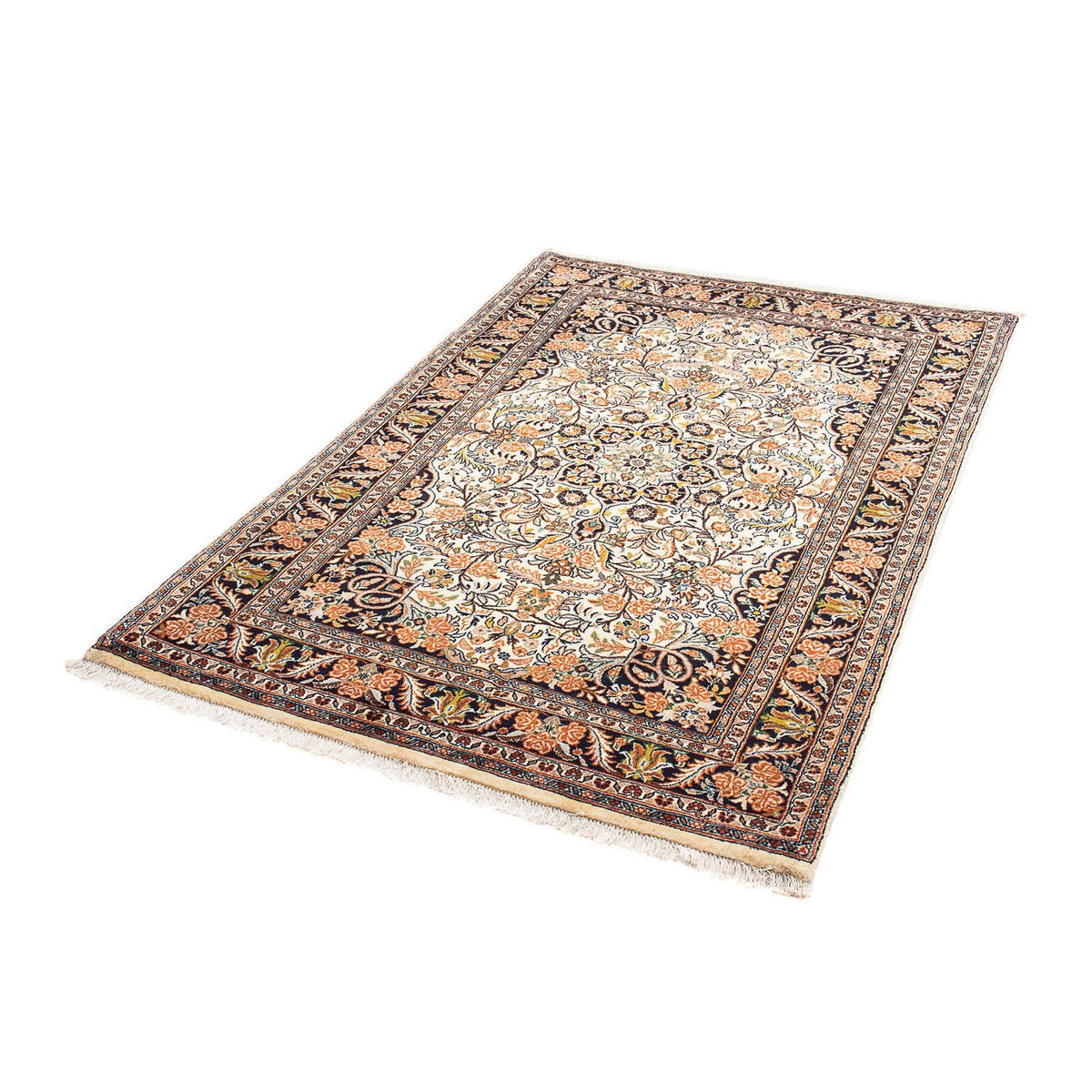 Alfombra persa - Bidjar - 162 x 107 cm - beige