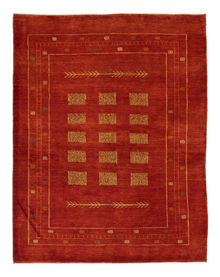 Alfombra Gabbeh - Persa - 193 x 149 cm - rojo