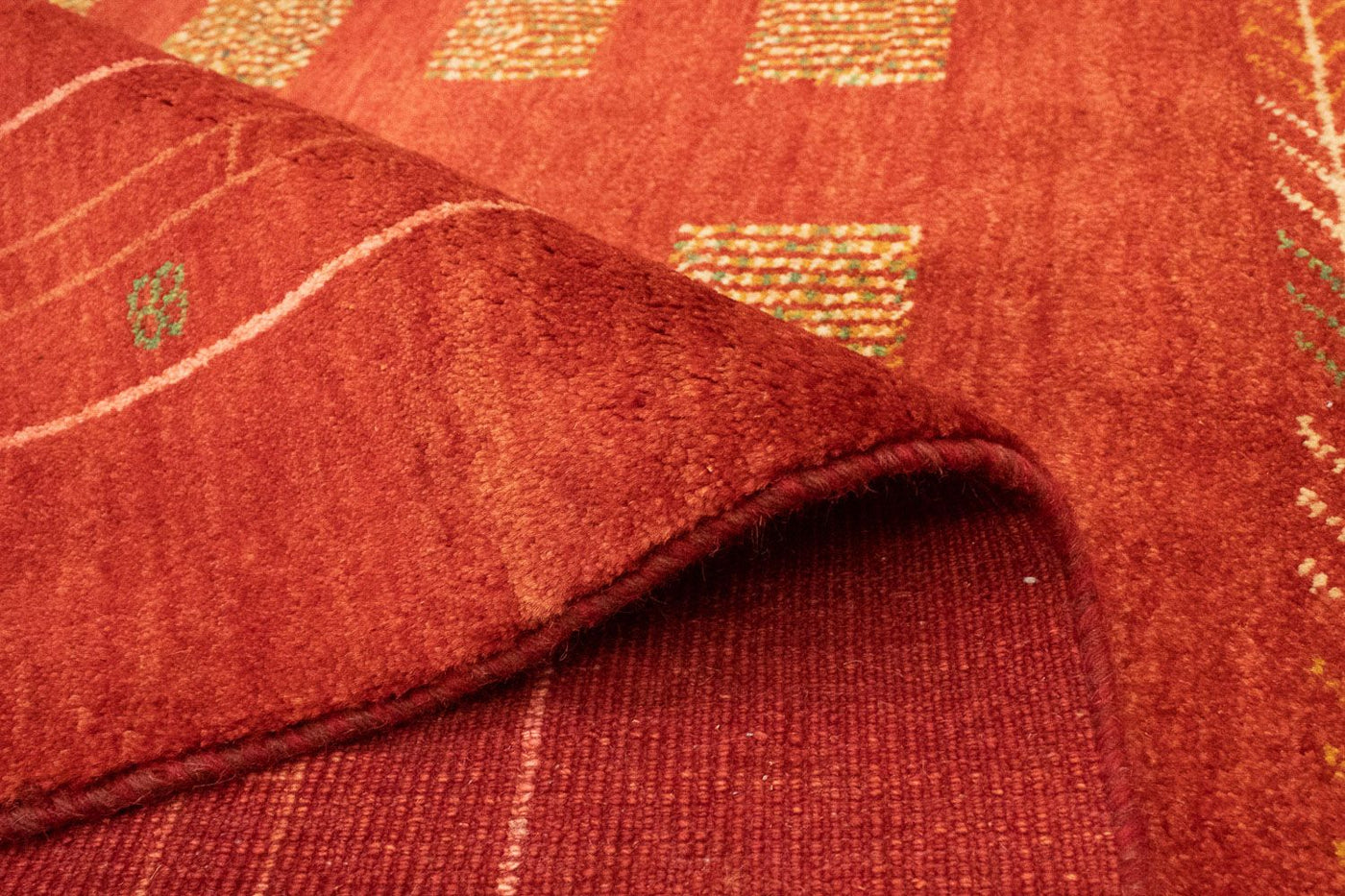 Gabbeh Persa Alfombra 193x149cm - Perserteppich Wollteppich
