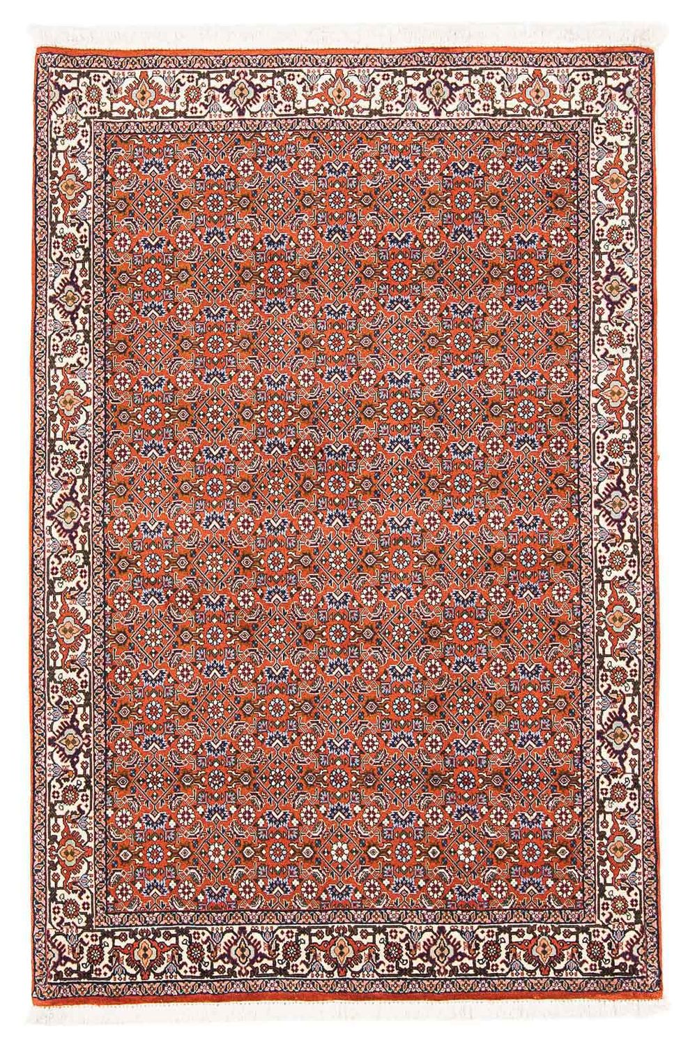 Alfombra persa - Bidjar - 160 x 110 cm - naranja
