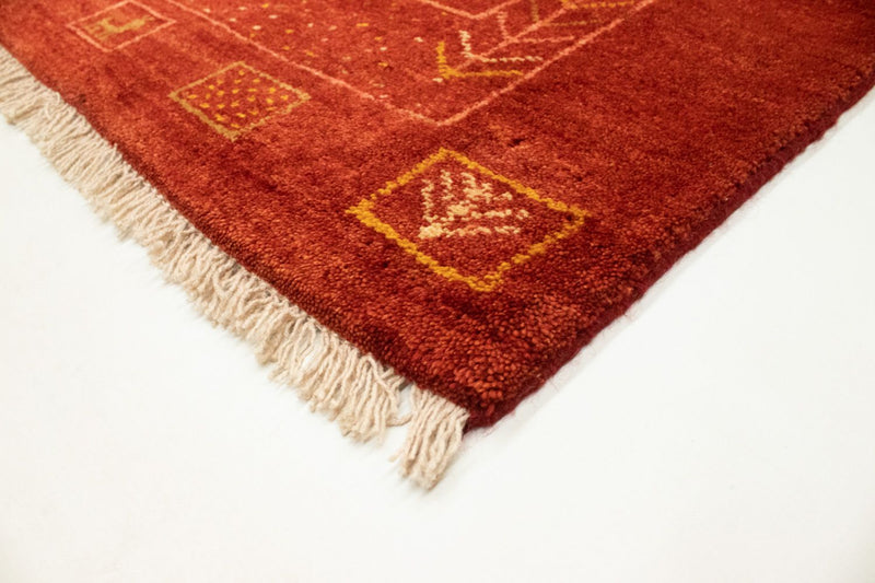 Alfombra Gabbeh - Persa - 240 x 168 cm - rojo