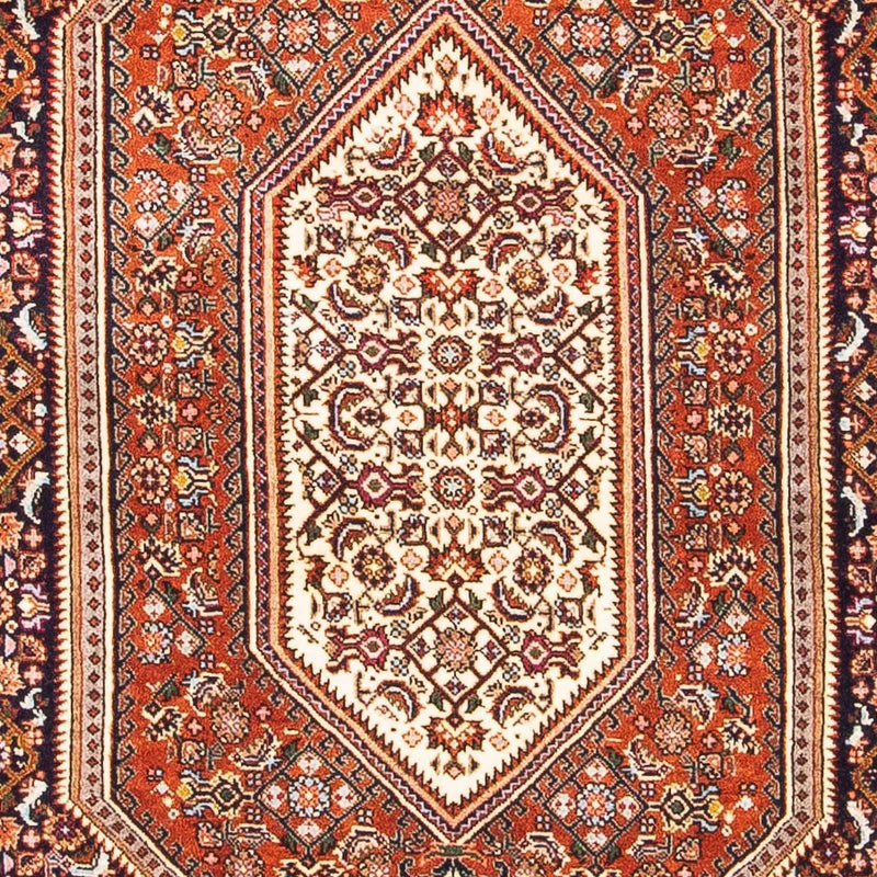 Alfombra persa - Bidjar - 153 x 108 cm - rojo claro
