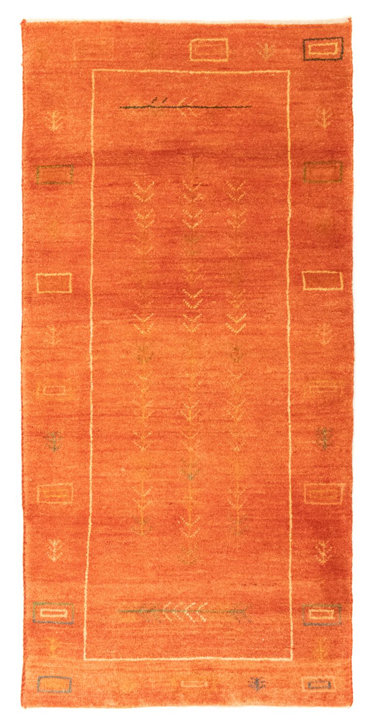 Alfombra Gabbeh - Persa - 146 x 68 cm - óxido