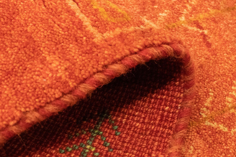 Alfombra Gabbeh - Persa - 146 x 68 cm - óxido