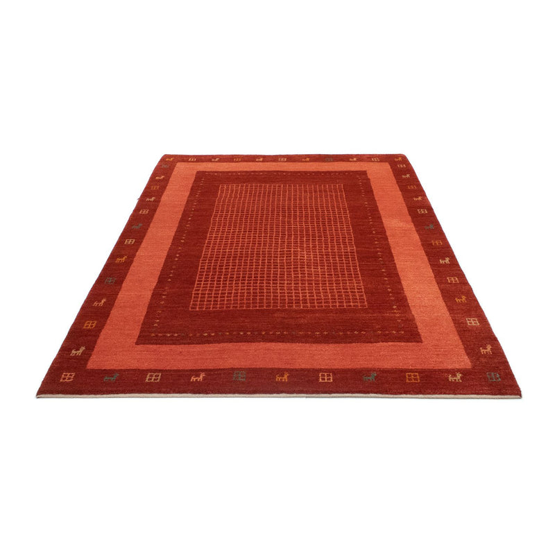Alfombra Gabbeh - Persa - 201 x 146 cm - rojo