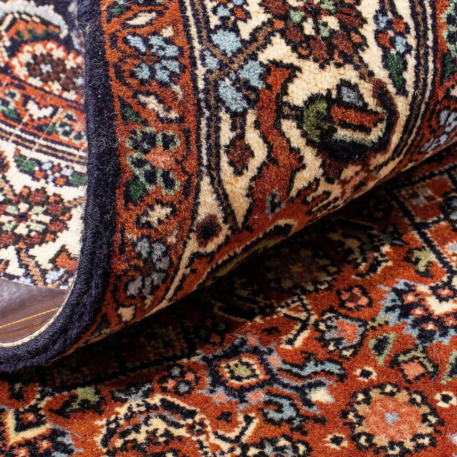 Alfombra persa - Bidjar - 150 x 108 cm - rojo