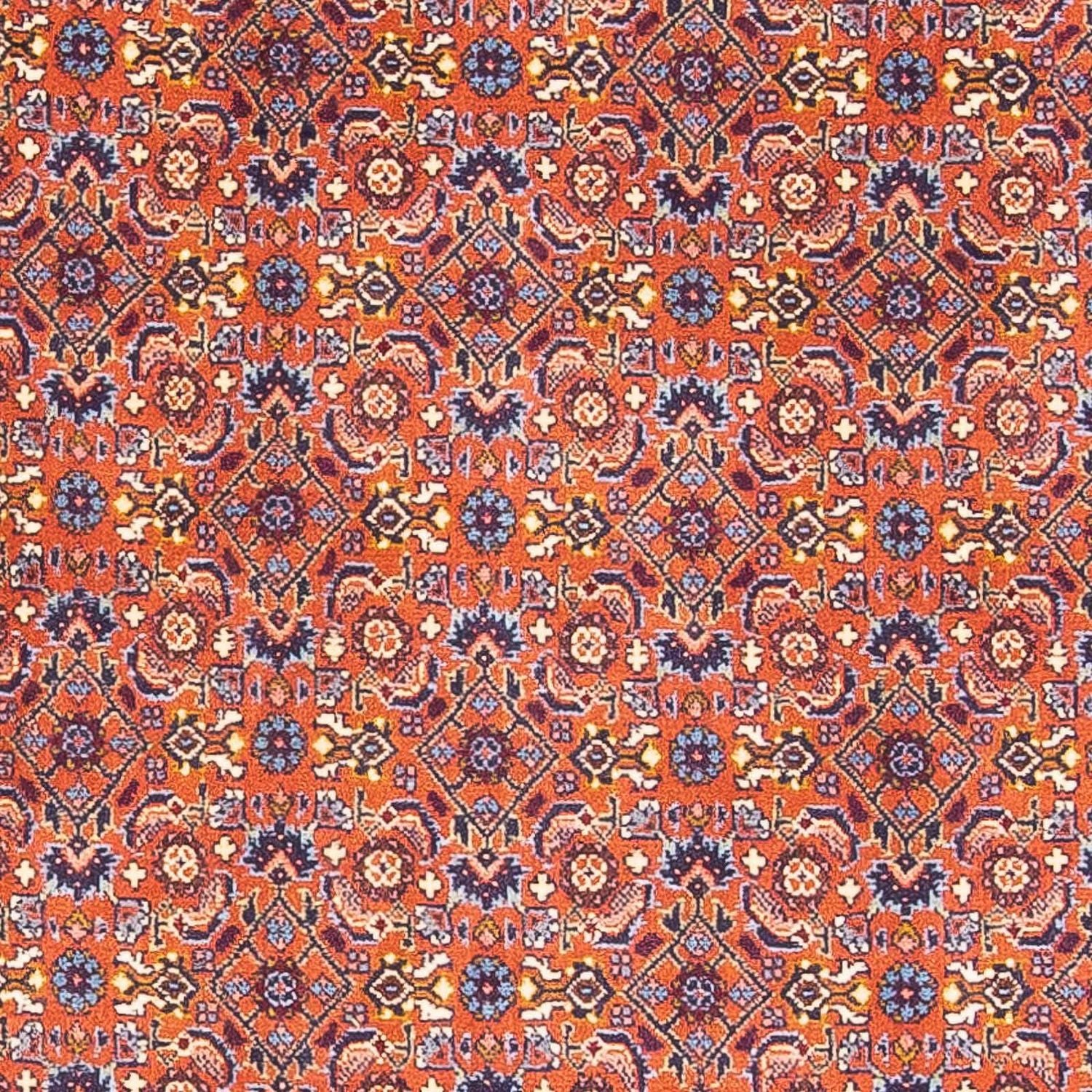 Alfombra persa - Bidjar - 132 x 87 cm - rojo