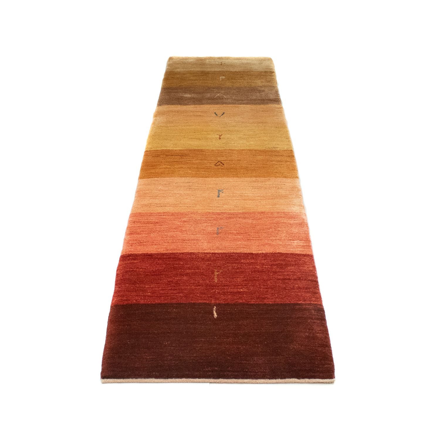Alfombra de pasillo Alfombra Gabbeh - Persa - 288 x 66 cm - multicolor