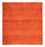 Alfombra Gabbeh - Persa cuadrado  - 187 x 180 cm - rojo