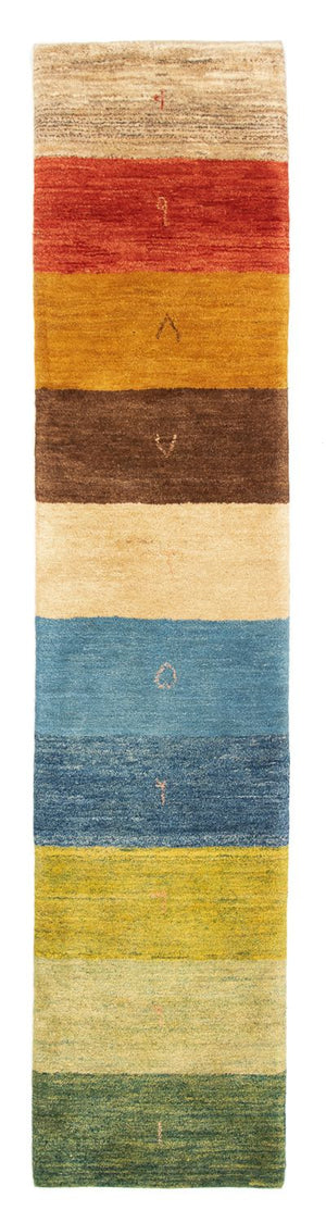 Alfombra de pasillo Alfombra Gabbeh - Persa - 289 x 61 cm - multicolor