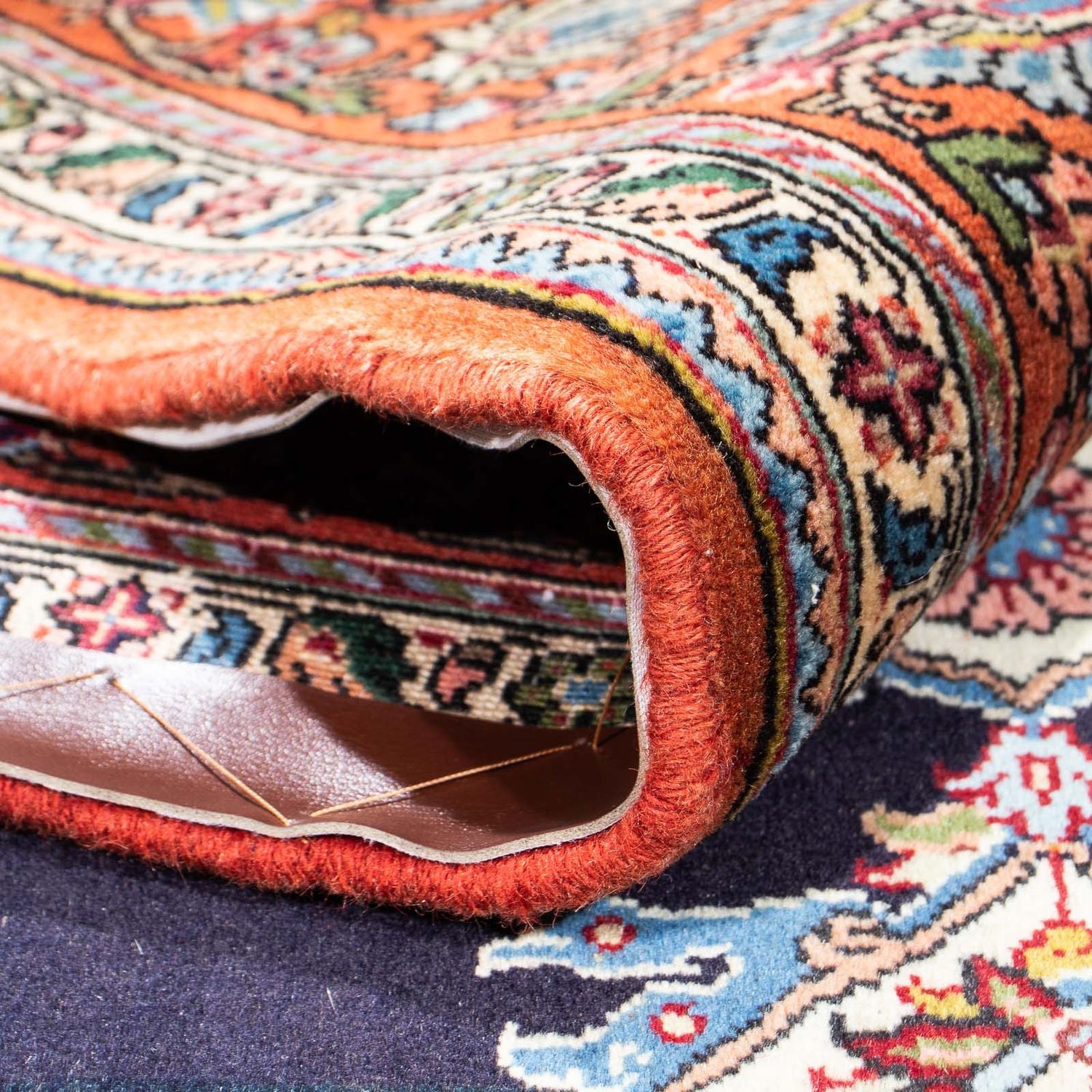Alfombra persa - Nómada - 233 x 169 cm - azul oscuro
