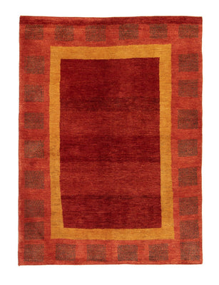 Alfombra Gabbeh - Persa - 198 x 147 cm - rojo