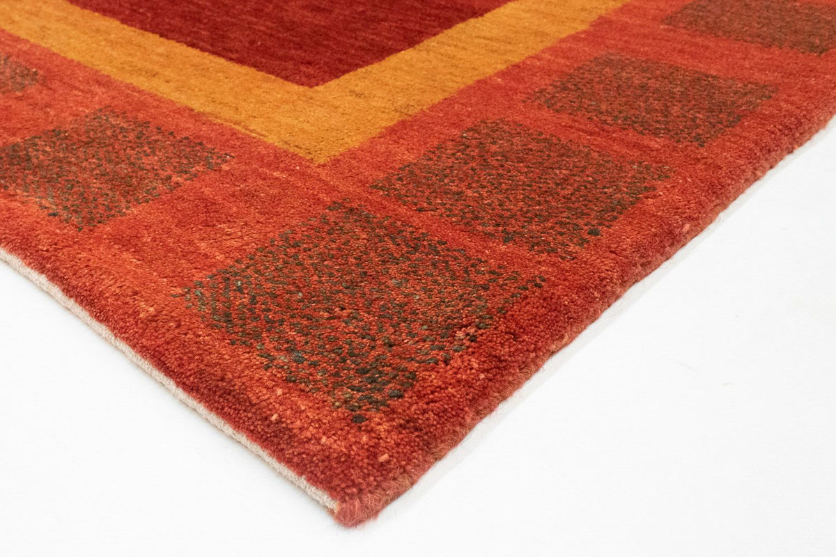 Alfombra Gabbeh - Persa - 198 x 147 cm - rojo