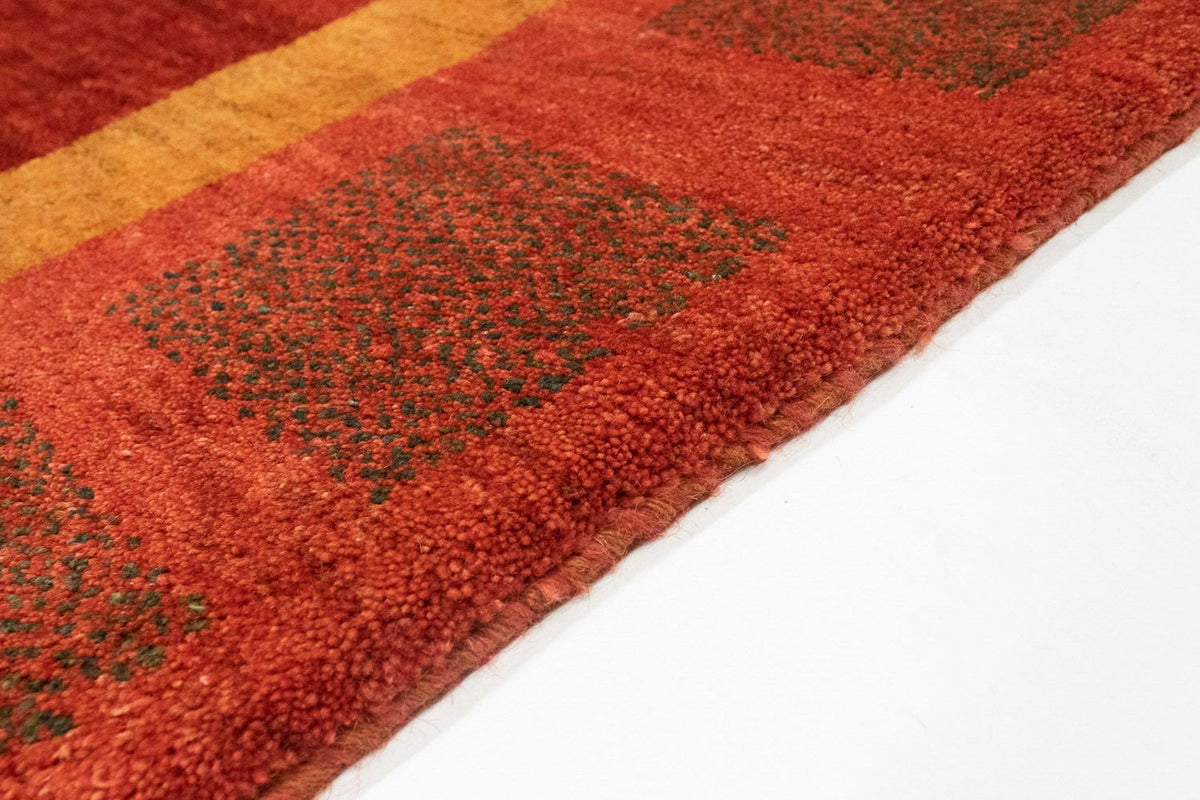 Alfombra Gabbeh - Persa - 198 x 147 cm - rojo
