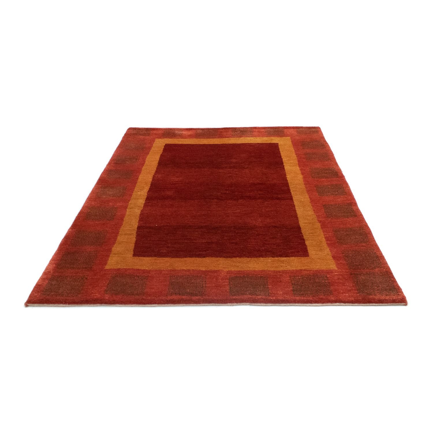 Alfombra Gabbeh - Persa - 198 x 147 cm - rojo