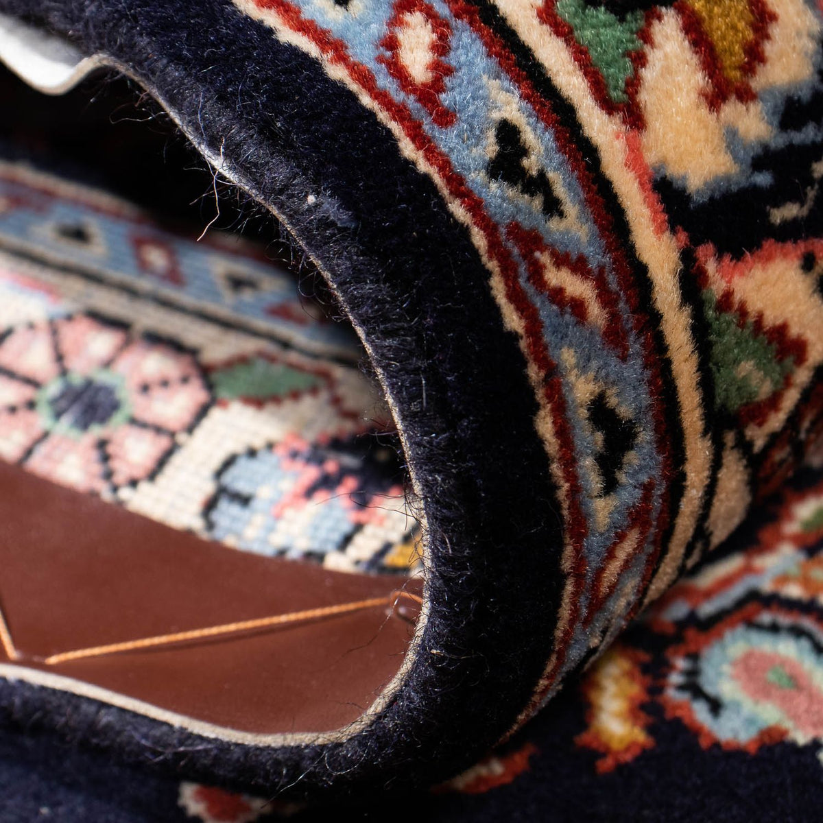 Alfombra de pasillo Alfombra persa - Clásica - 212 x 64 cm - azul oscuro