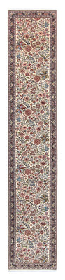 Alfombra de pasillo Alfombra persa - Ghom - 400 x 70 cm - beige