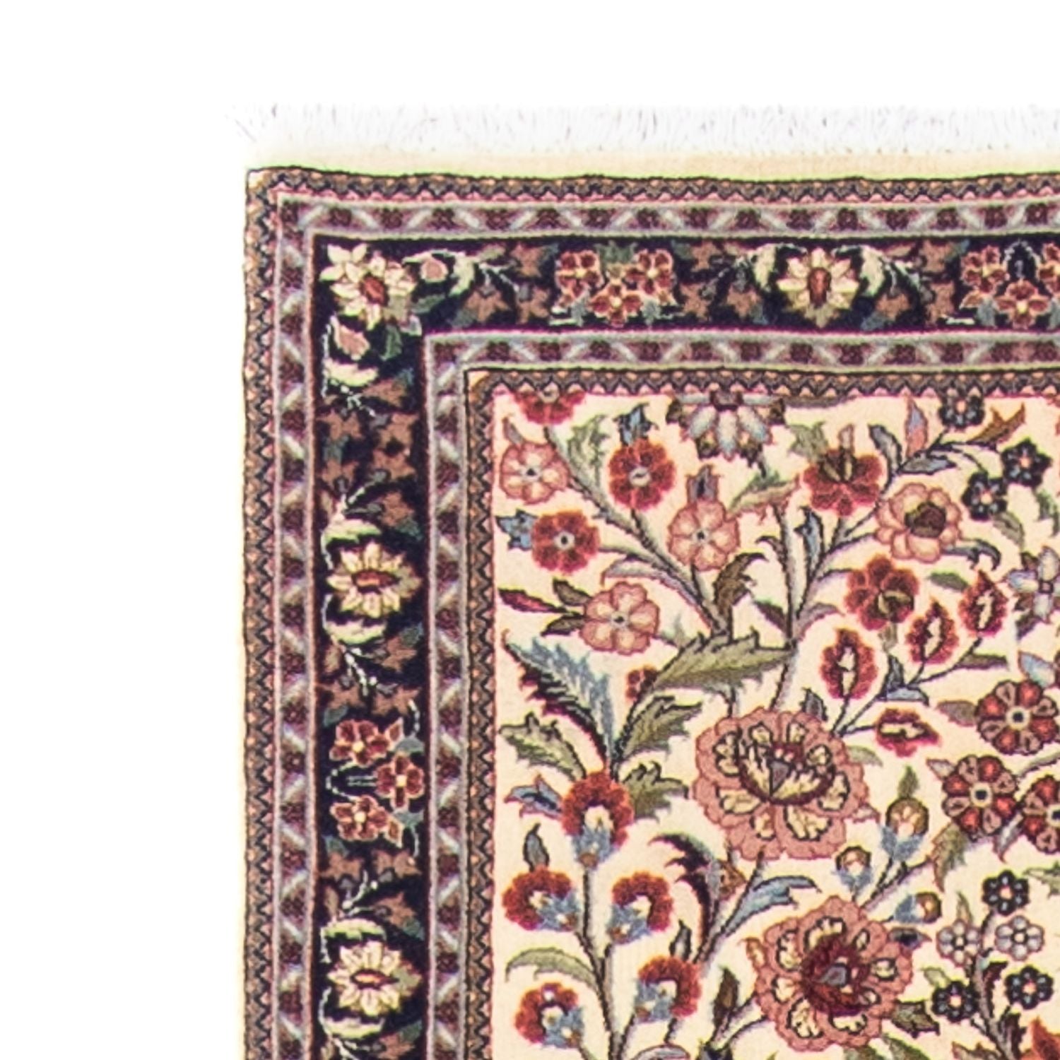 Alfombra de pasillo Alfombra persa - Ghom - 400 x 70 cm - beige