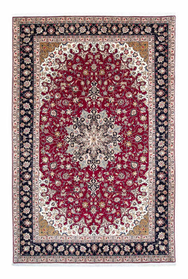 Alfombra Persa - Tabriz - Real - 308 x 203 cm - rojo oscuro