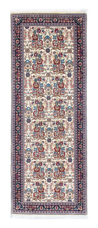 Alfombra de pasillo Alfombra persa - Ghom - 194 x 70 cm - beige